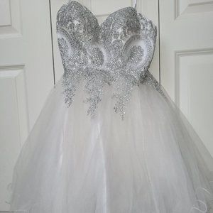 White Homecoming dress